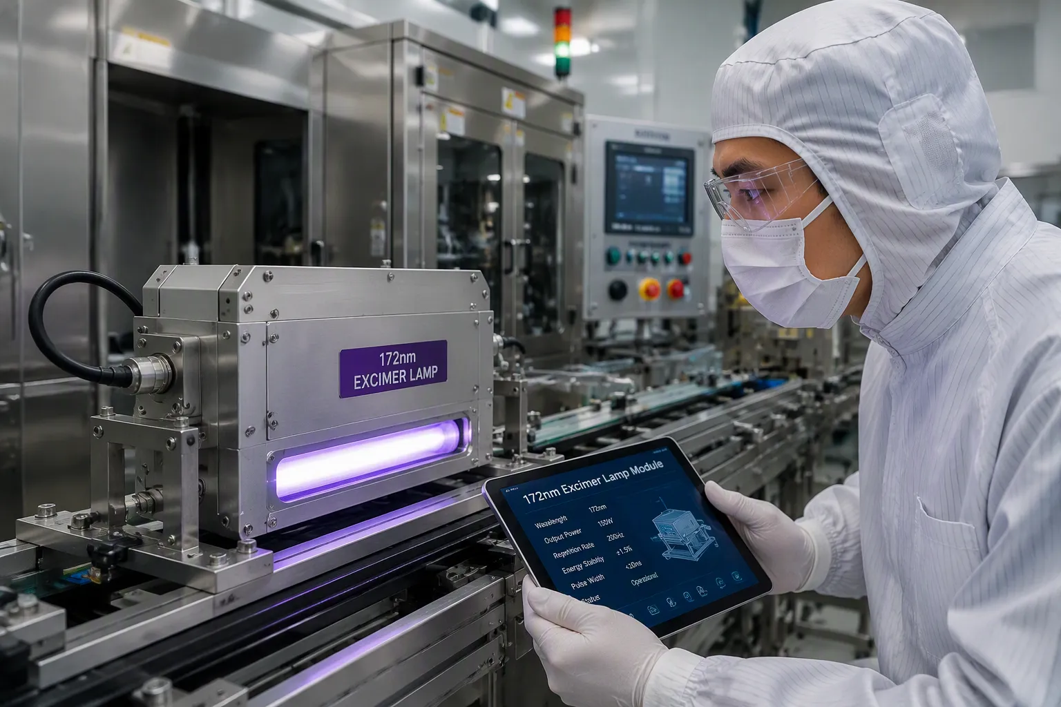 Wie man eine 172-nm-Excimerlampe für den industriellen Einsatz auswählt